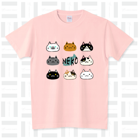 ねこず。 スタンダードTシャツ(5.6オンス)