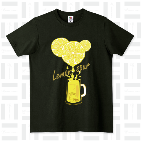 レモンサワー FRUIT OF THE LOOM Tシャツ(4.8オンス)