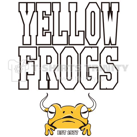 YELLOW FROGS(バックプリント)