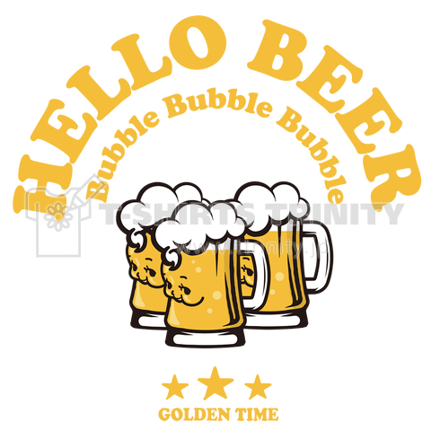 HELLO BEER(バックプリント)