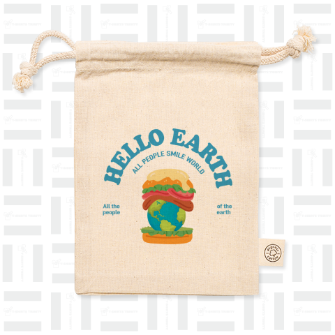 HELLO EARTHバーガー(両面プリント)