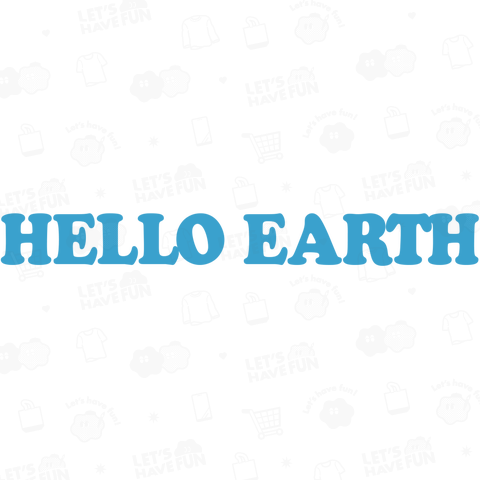 HELLO EARTHバーガー(両面プリント)