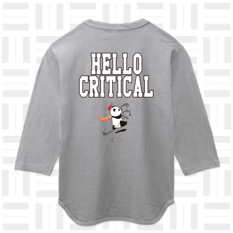 HELLO CRITICALパンダ(両面プリント)