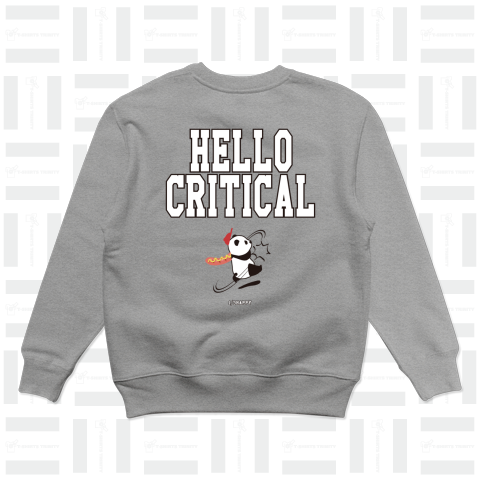 HELLO CRITICALパンダ(両面プリント)