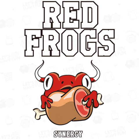 RED FROGS(両面プリント)