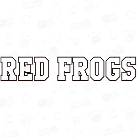 RED FROGS(両面プリント)
