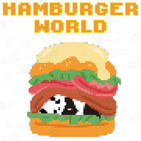 HAMBURGER WORLD.ドットパンダ