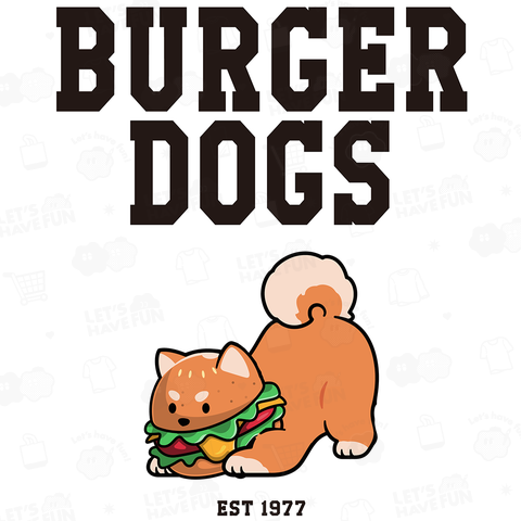 ハンバーガーDOGS(バックプリント)