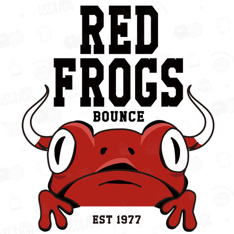 RED FROGS bounce(バックプリント)