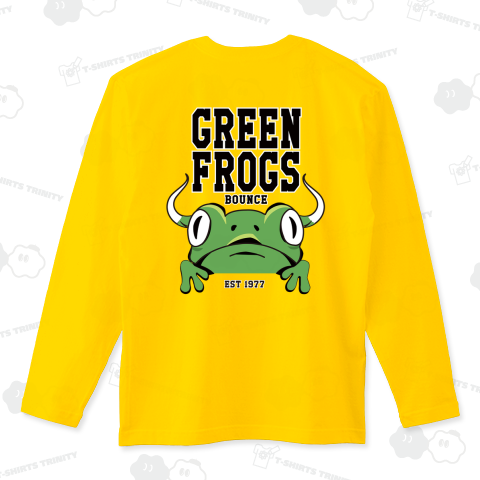 GREEN FROGS bounce(バックプリント)