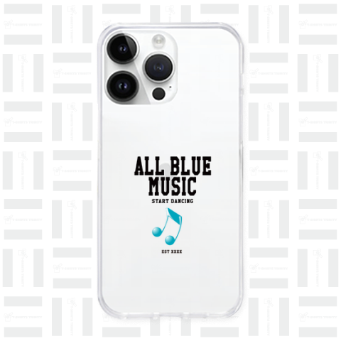 ALL BLUE MUSIC(バックプリント)