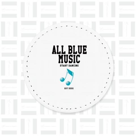 ALL BLUE MUSIC(バックプリント)