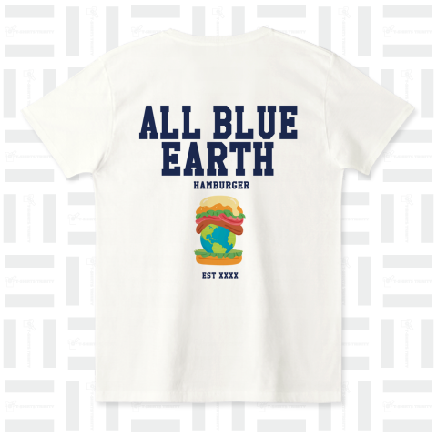 ALL BLUE EARTH(バックプリント)