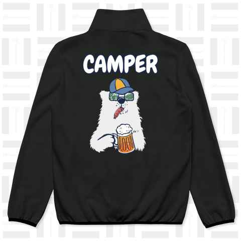 CAMPER白クマ(バックプリント)