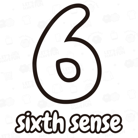 sixth sense(バックプリント)