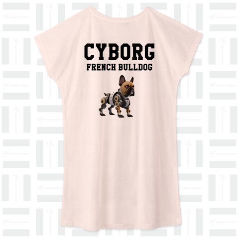 CYBORG FRENCH BULLDOG(バックプリント)