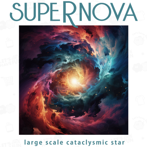 SUPERNOVA BLUE(バックプリント)