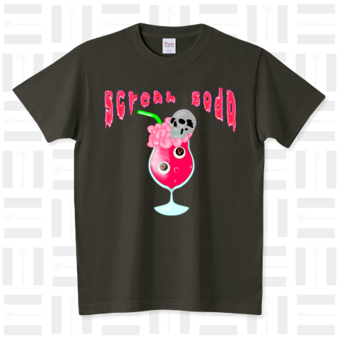 scream soda blood スタンダードTシャツ(5.6オンス)