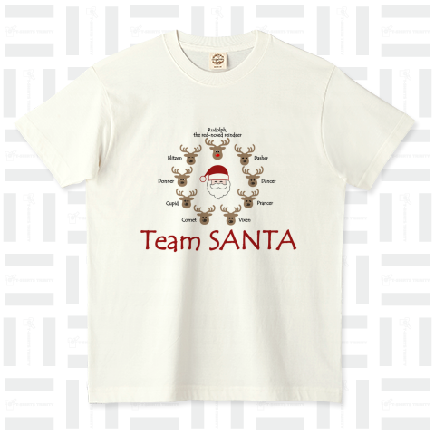 Team SANTA - トナカイさん全員の名前付きだよ!