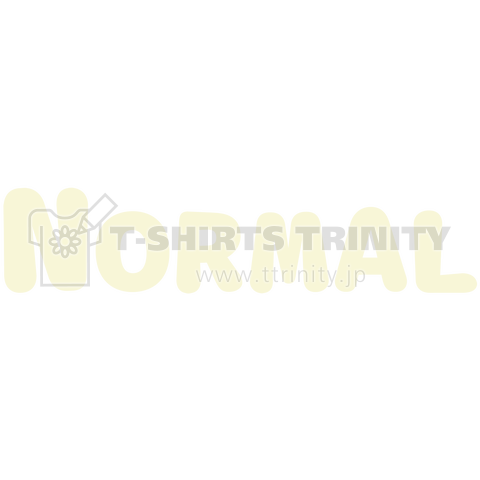 NORMAL(クリーム文字バックプリントあり)