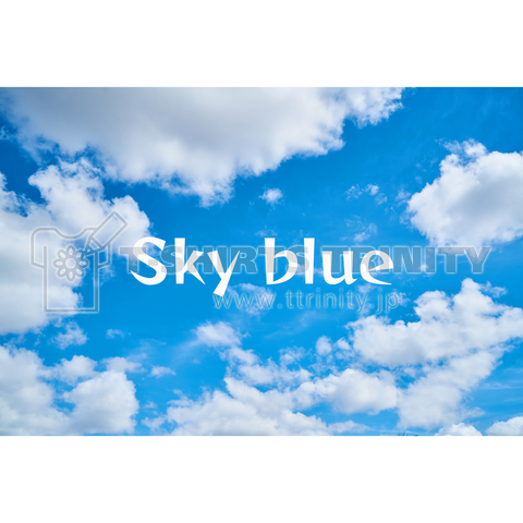 Sky blue(白背景)
