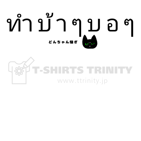 タイ語を話す猫 どんちゃん騒ぎ