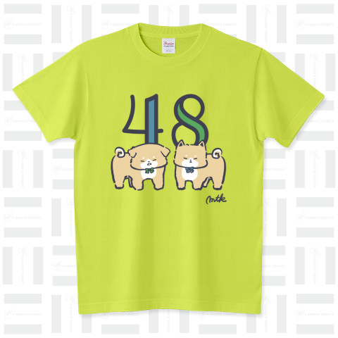 48(柴犬) スタンダードTシャツ(5.6オンス)