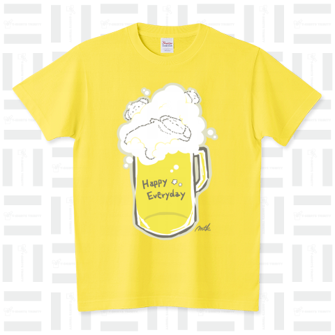 ビールとあわいぬ スタンダードTシャツ(5.6オンス)