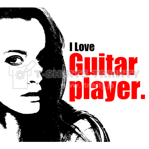 I Love Guitar player.