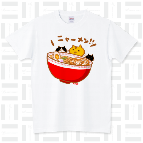 にゃーめん! スタンダードTシャツ(5.6オンス)