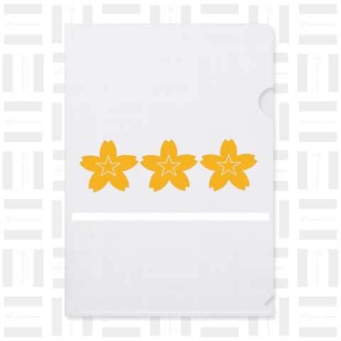 星桜紋(ゴールド) Star cherry blossom Crest (Gold)