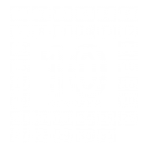 暦「10月」白