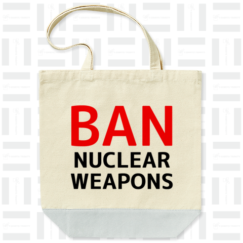 BAN NUCLEAR WEAPONS (red&black)