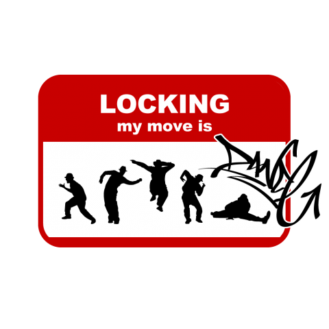Locking sticker