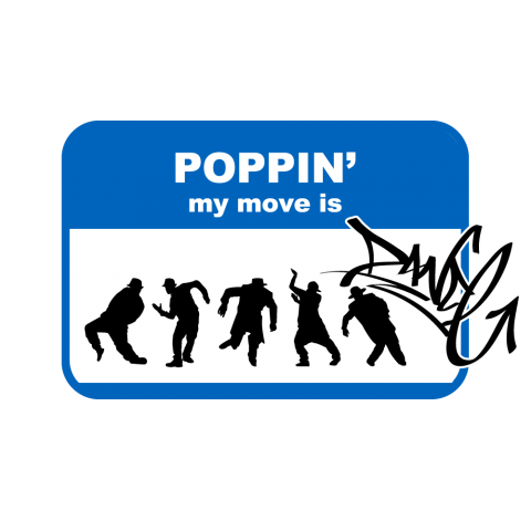 Poppin' sticker