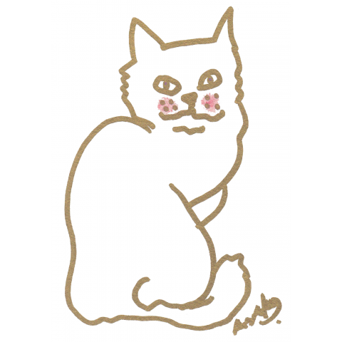 SUNDAY CAT 1 by Asako Iwamizu