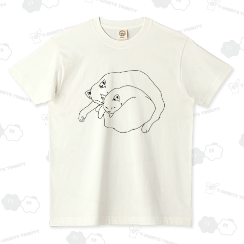 だきねこ オーガニックコットンTシャツ(5.3オンス)