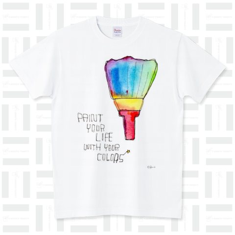 自分の人生自分の色で PAINT YOUR LIFE WITH YOUR COLORS スタンダードTシャツ(5.6オンス)