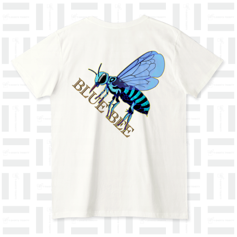 BLUE BEE(瑠璃紋花蜂) バックプリント