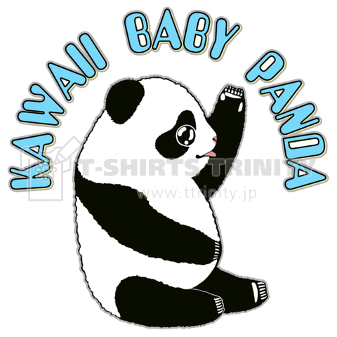 KAWAII BABY PANDA バックプリント