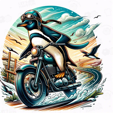 ペンギンバイクで出勤