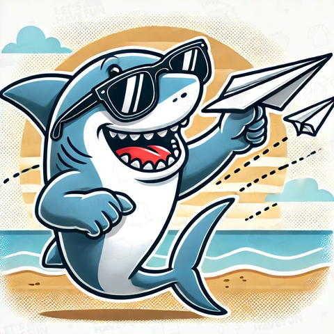 サメと紙ヒコーキ