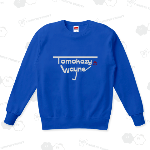 Tomokazy Wayne Logo Blue Sweat