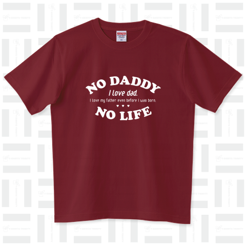 NO DADDY NO LIFE white[1]