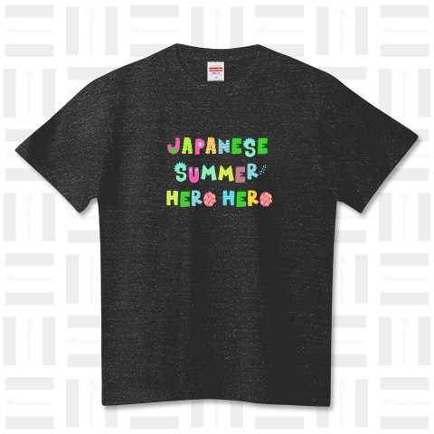 日本の夏。ヘロヘロ。Japanese summer ハイクオリティーTシャツ(5.6オンス)
