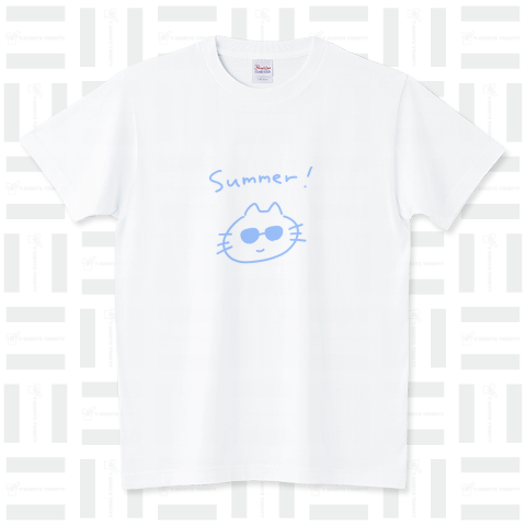 summer!ねこ スタンダードTシャツ(5.6オンス)