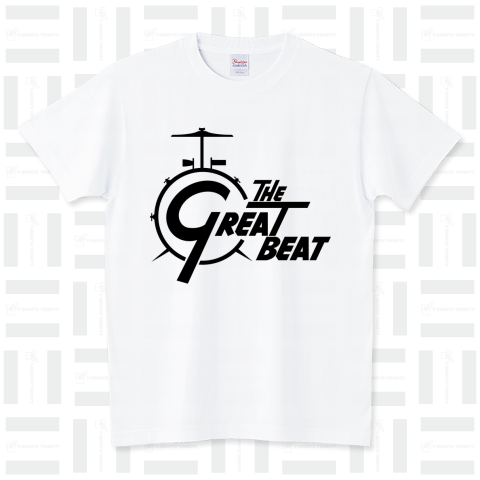 The great beat (BK) スタンダードTシャツ(5.6オンス)