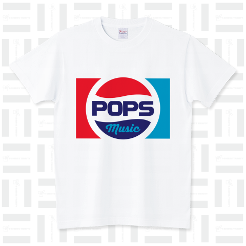 POPS MUSIC スタンダードTシャツ(5.6オンス)
