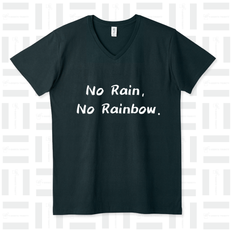 No Rain, No Rainbow.(白文字)002