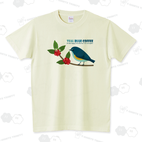 Teal Blue Bird スタンダードTシャツ(5.6オンス)